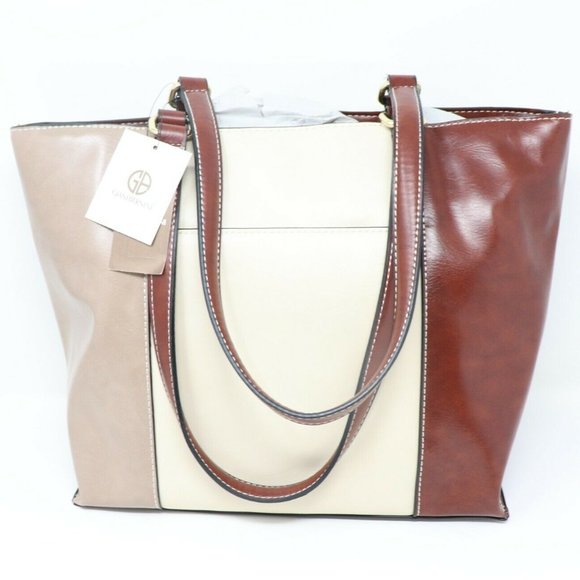 Giani Bernini Tri Color Glazed Tote - Picture 2 of 6